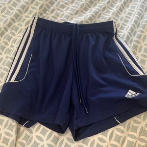 Blue Adidas Athletic Shorts